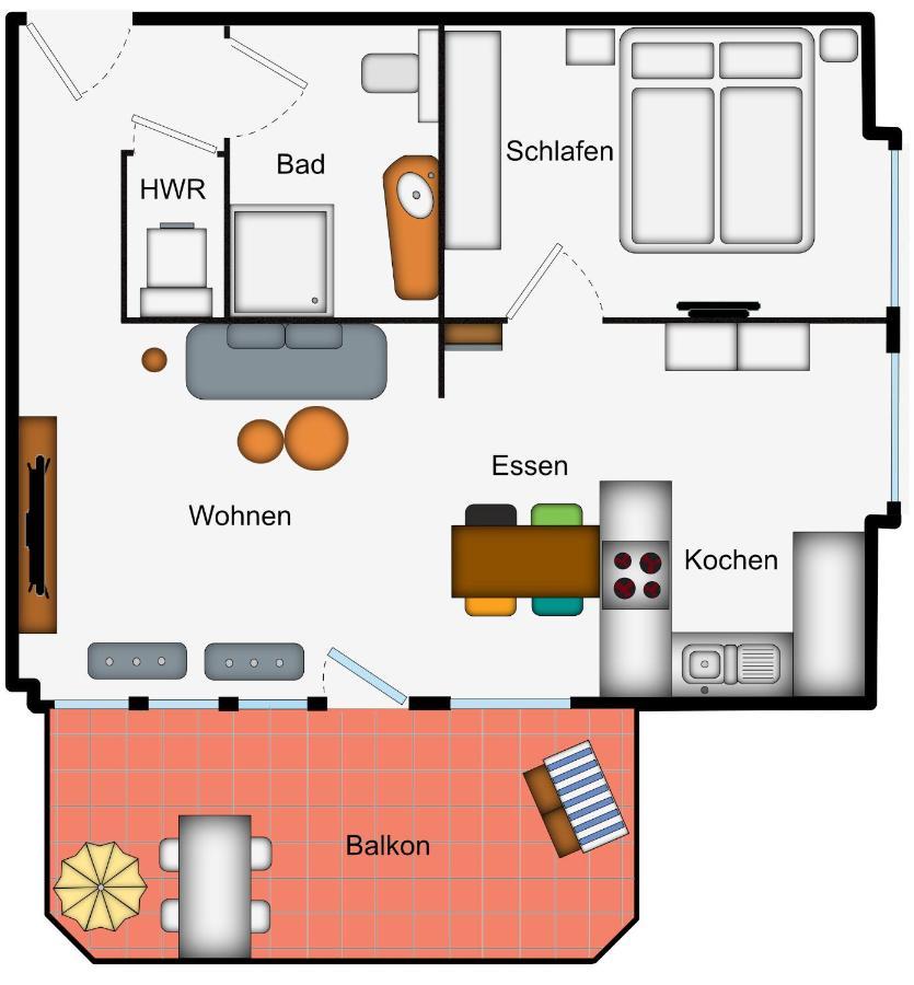 Beach House-Traumwohnung In Bestlage Mit Herrlichem Meerblick Harreslev Eksteriør billede